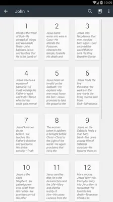 Biblioteca del Evangelio android App screenshot 3