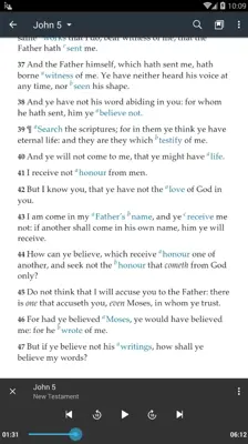 Biblioteca del Evangelio android App screenshot 5